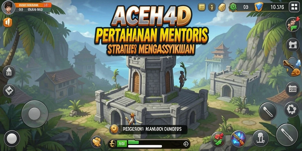 Screenshot gameplay ACEH4D menunjukkan aksi mendebarkan dalam Tower Defense.