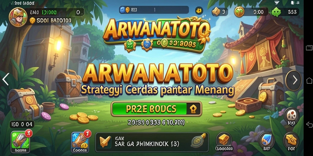 Tampilan gameplay ARWANATOTO yang menantang dan strategis.