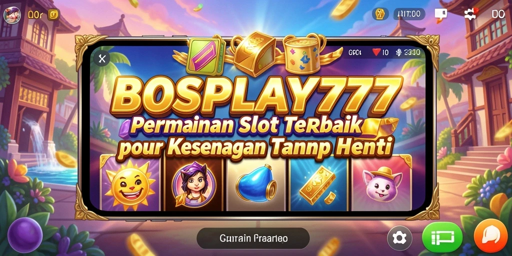 Tampilan atraktif dari gameplay BOSPLAY77 yang seru.
