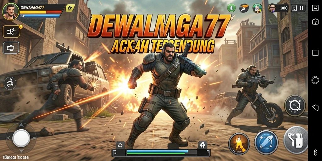 Screenshot gameplay DEWANAGA77 yang menunjukkan aksi seru dalam pertarungan.