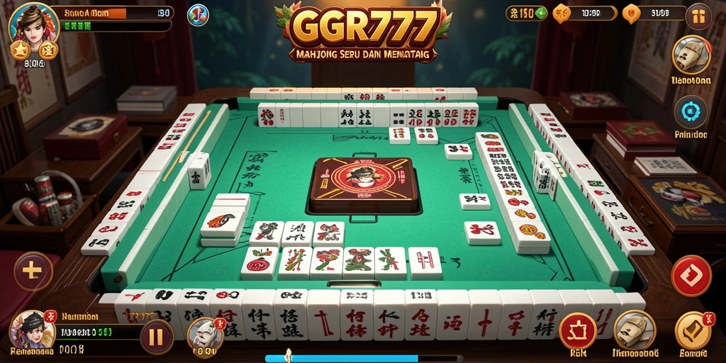 Tampilan screenshot GGR777 menampilkan gameplay Mahjong yang menarik.