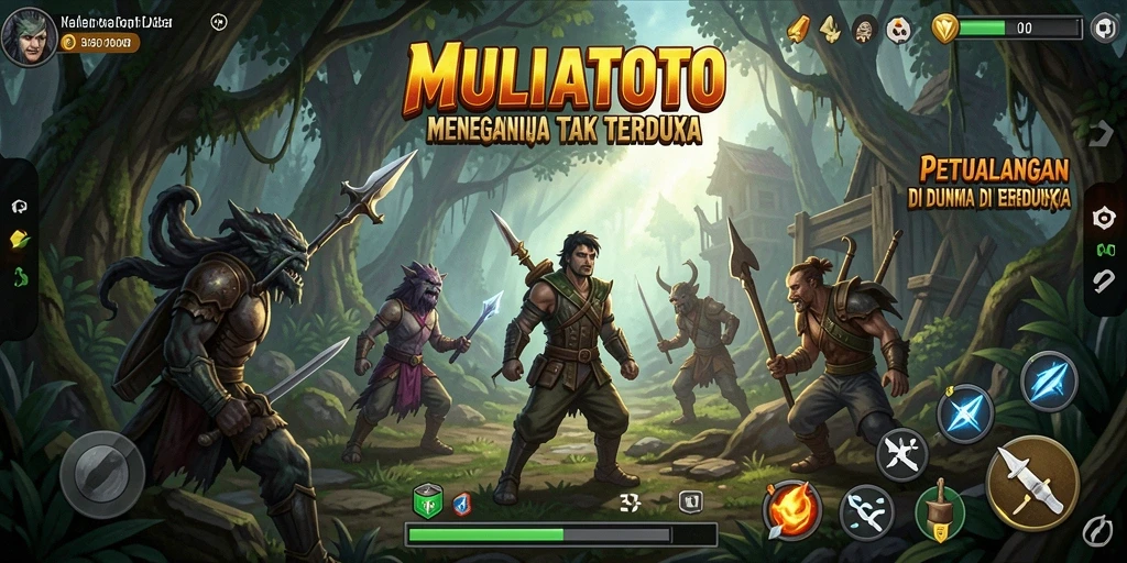 Gameplay seru yang menantang dan mendebarkan di MULIATOTO.