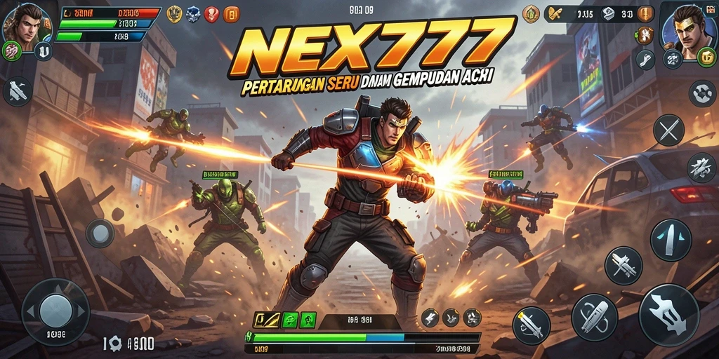 Tampilan gameplay NEX777 yang seru dan mendebarkan.