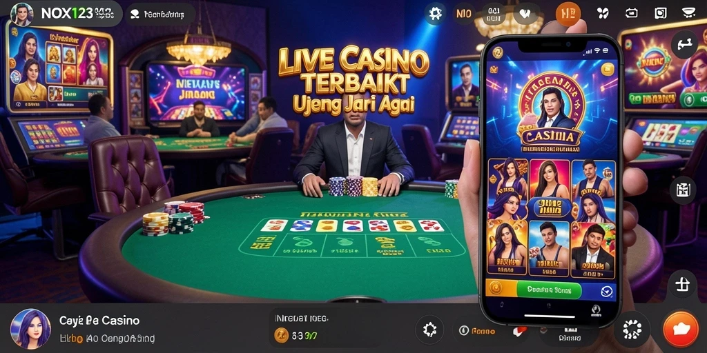 Gameplay Live Casino yang mendebarkan di NOX123.