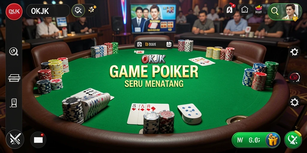 Tampilan gameplay seru dan menantang di OKJK.