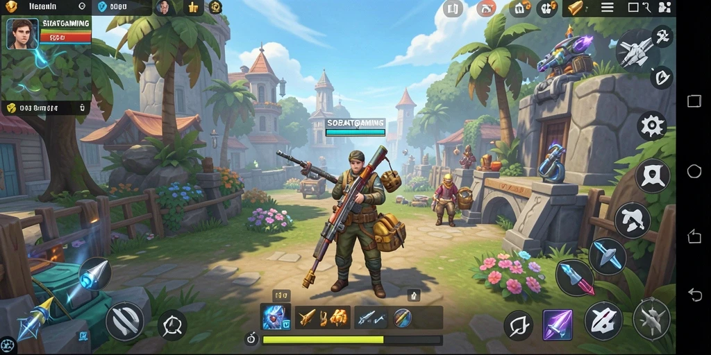 Gambaran menarik dari gameplay SOBATGAMING yang menyenangkan dan santai.