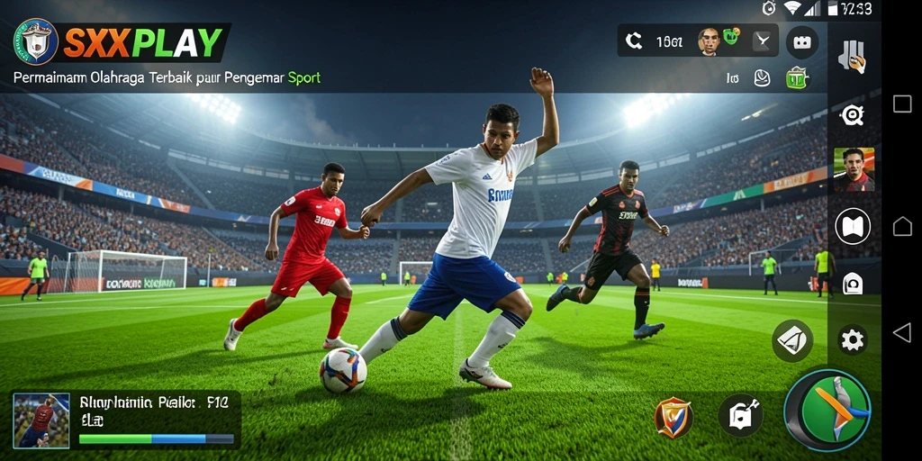 Tangkapan layar SXXPLAY menampilkan gameplay seru olahraga yang menantang.